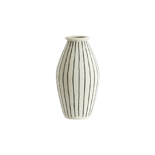 Vase décoratif en céramique pour l'aménagement intérieur - 15 x 8 x 30