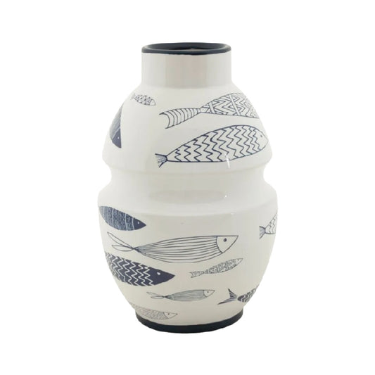 Vase décoratif en céramique pour embellir les espaces intérieurs - 15 x 10 x 25