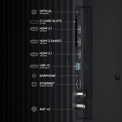 XIAOMI TV S Pro Mini LED 75, Smart TV, Dolby Vision, Dolby Atmos, QLED 4K, 144Hz, Google TV, HDR10+, Triple Tuner, DVB T2, MEMC, DTS-X, Harman AudioEFX, Prime Video, Google Assistant, AirPlay2