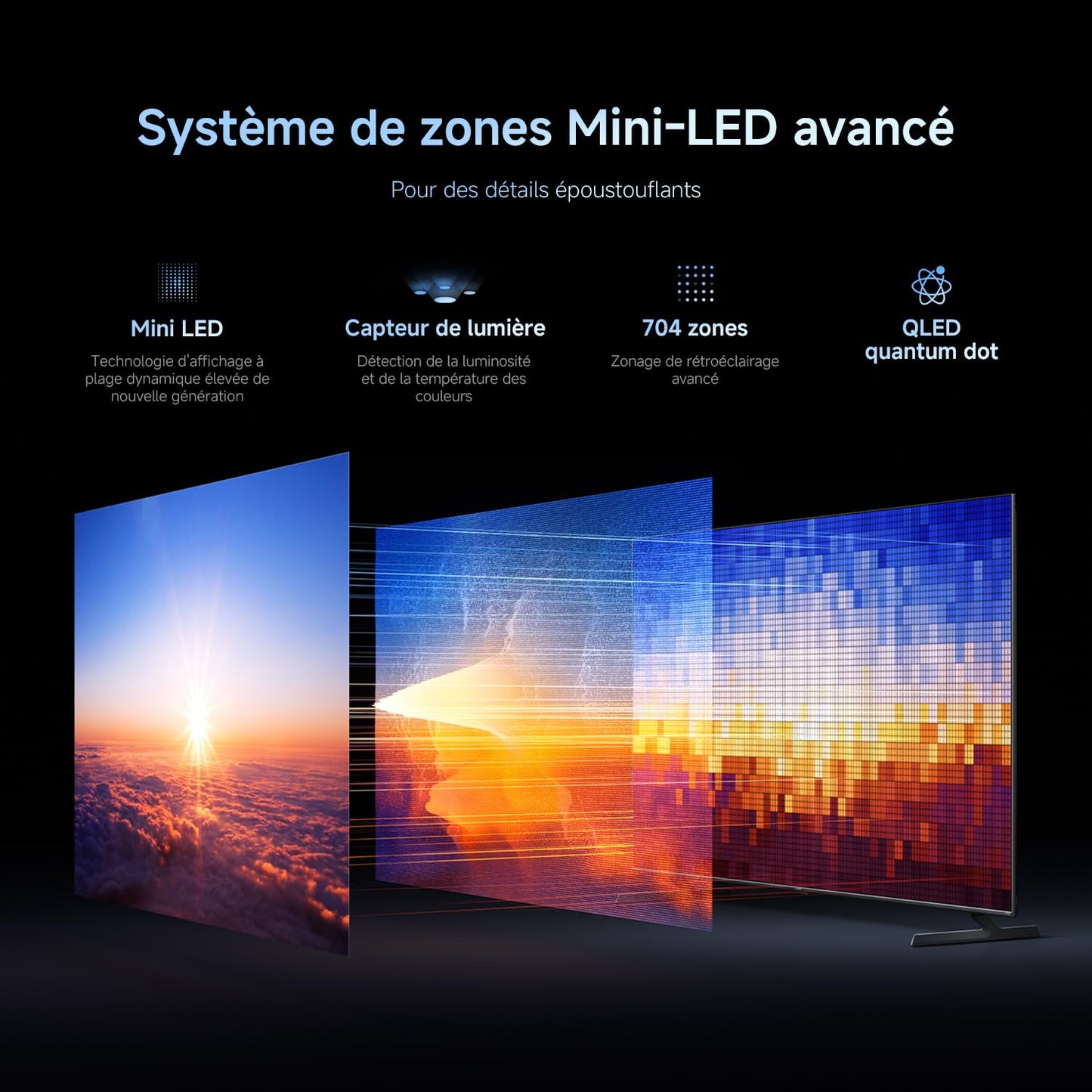 XIAOMI TV S Pro Mini LED 75, Smart TV, Dolby Vision, Dolby Atmos, QLED 4K, 144Hz, Google TV, HDR10+, Triple Tuner, DVB T2, MEMC, DTS-X, Harman AudioEFX, Prime Video, Google Assistant, AirPlay2