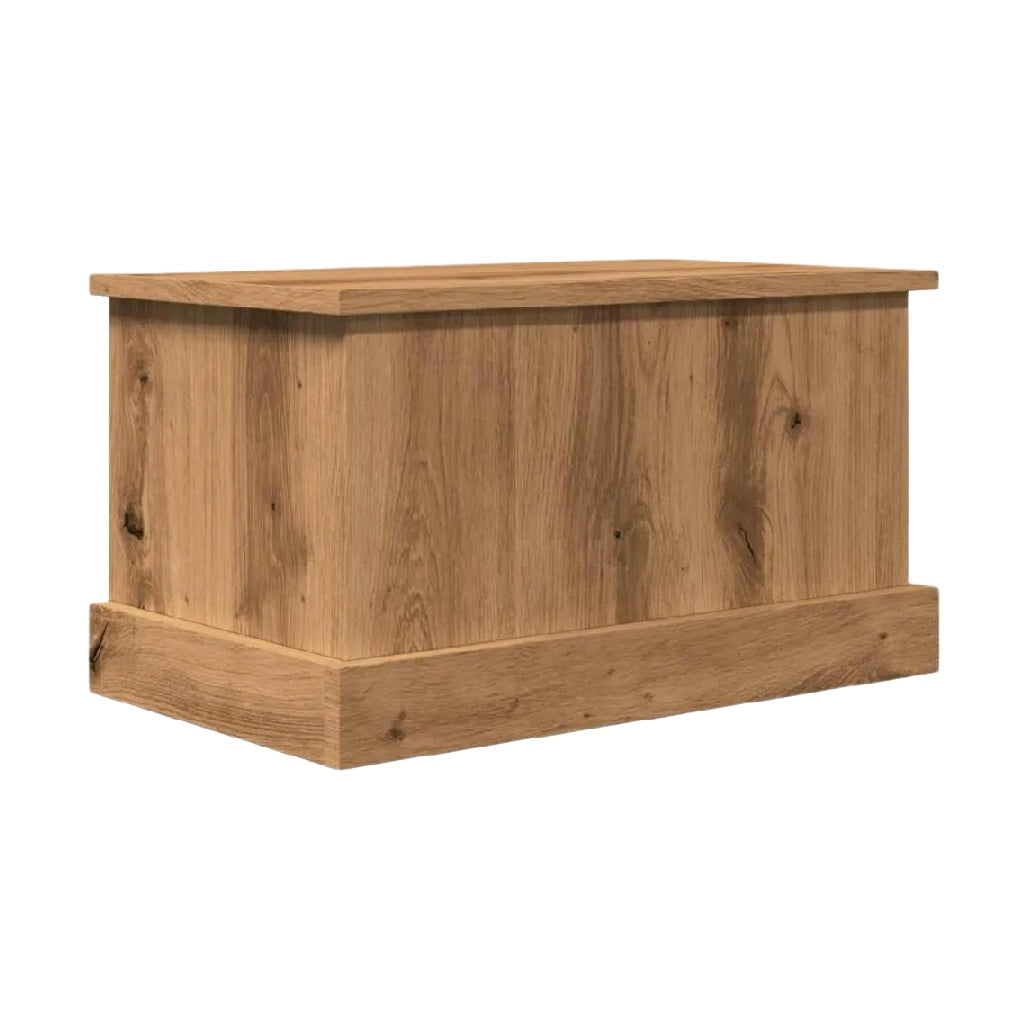 Coffre de rangement en bois massif pour usage domestique - 80 x 40 x 40